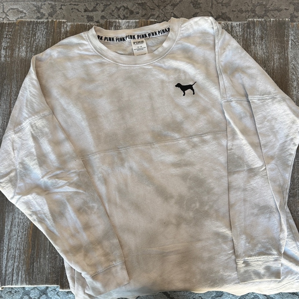 Victoria's Secret PINK White Crewneck